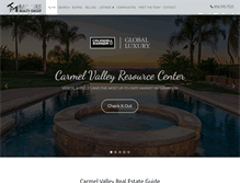 Tablet Screenshot of carmelvalleyhomes.com